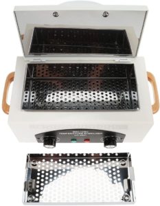 Caja de limpieza de herramientas de metal de alta temperatura - vista aerea