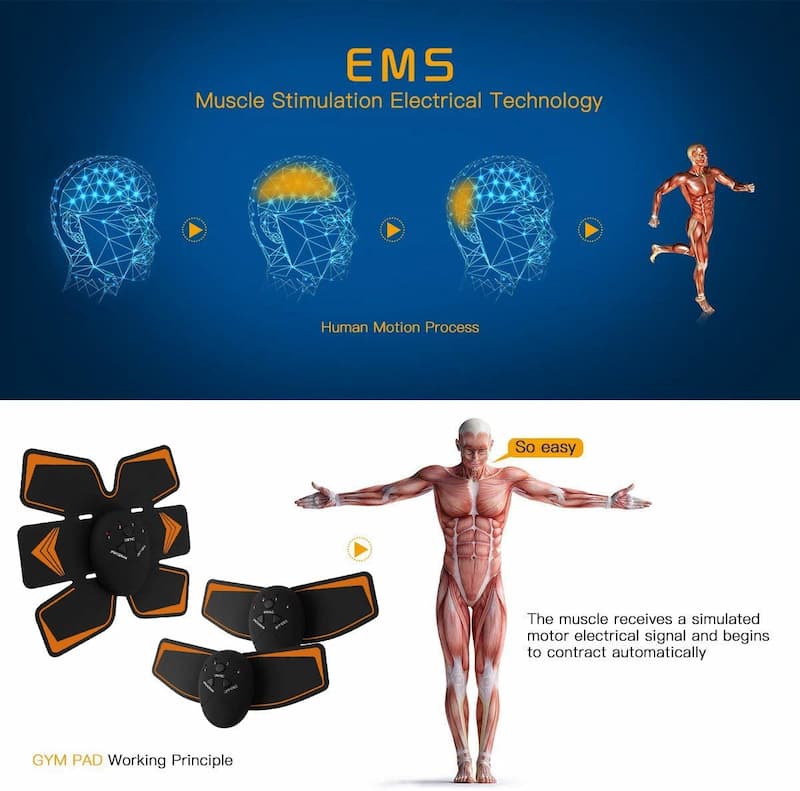 Antmona Estimulador de abdominales ems technology