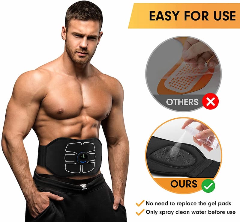 MarCoolTrip MZ Estimulador ABS máquina abdominal fácil de usar