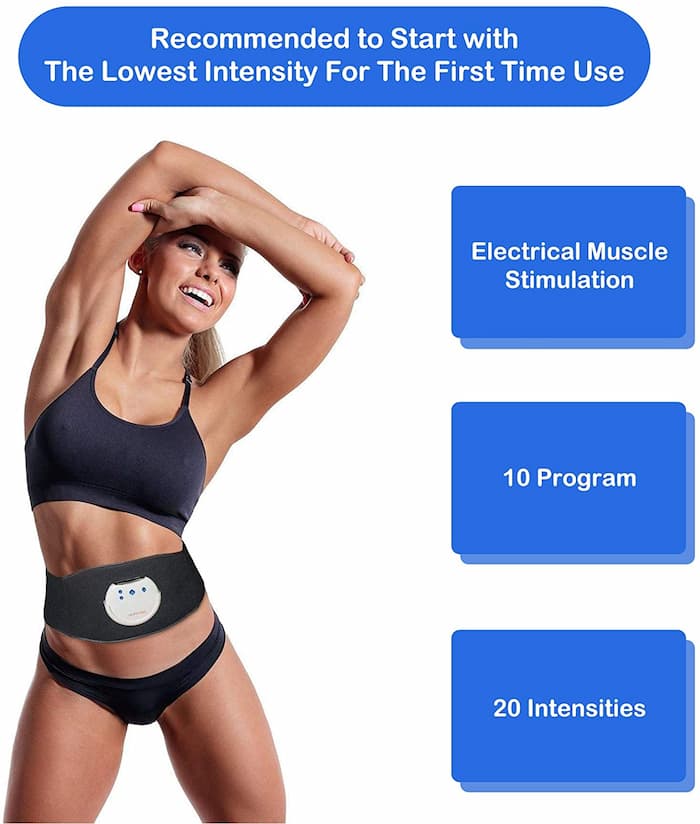 Mothermed EMS Cinturón reductor de cintura intensidad